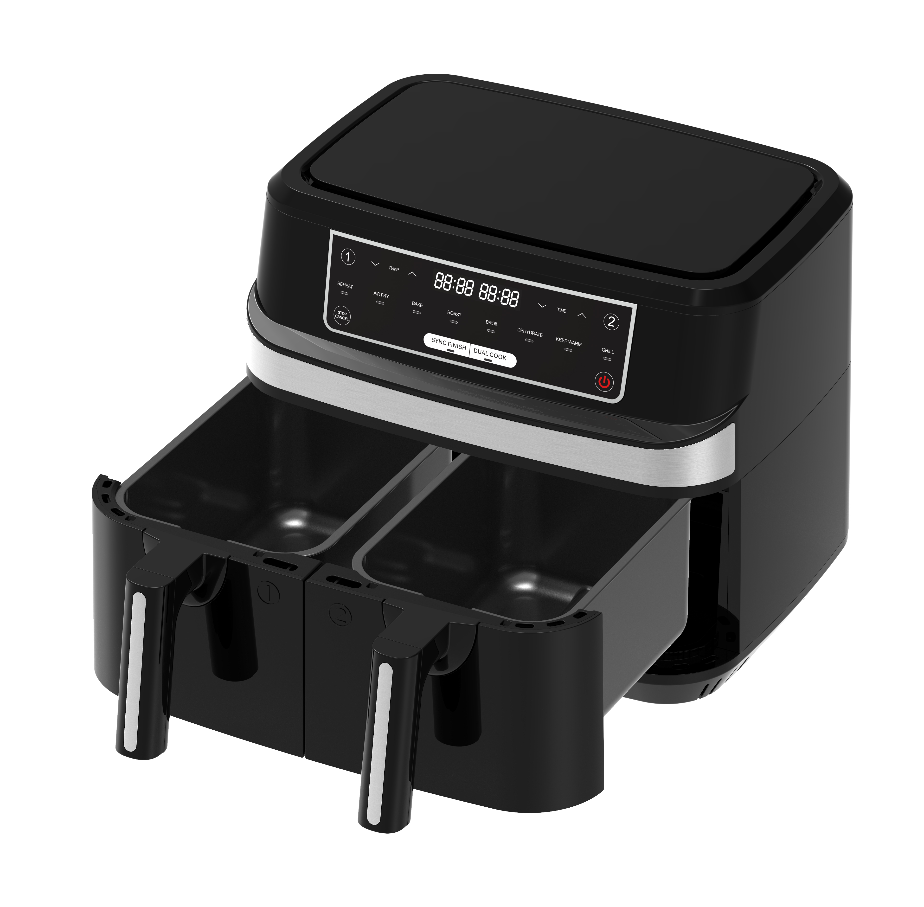 AF-5512D Double Air Fryer Oven