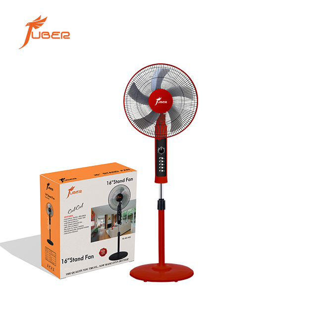 FS-40-A57 Red Floor Standing Fan