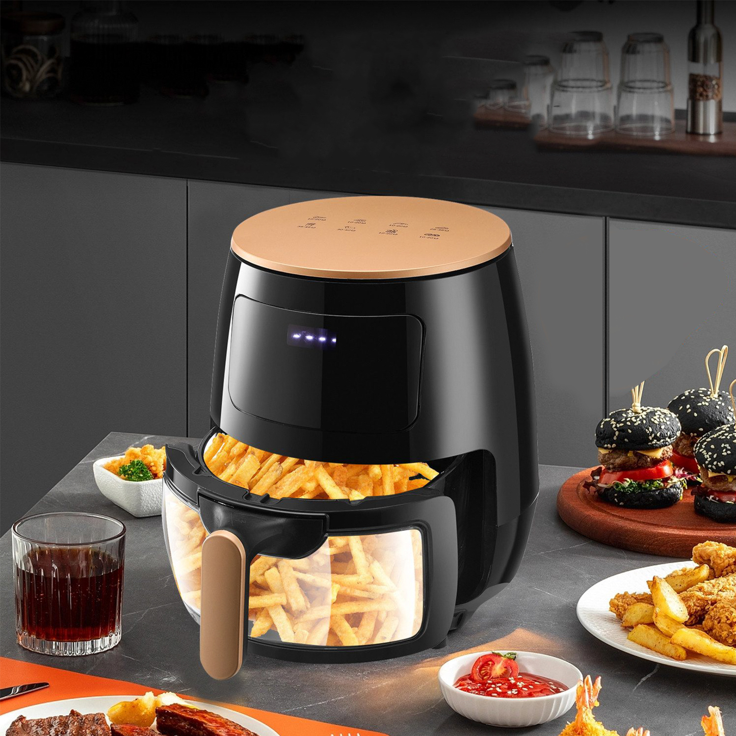 AF-389（4.5L）Red Air Fryers