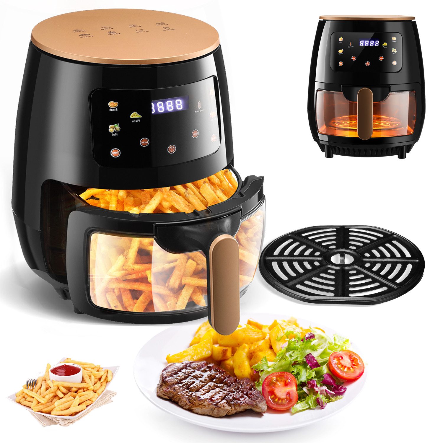 AF-389（4.5L）Red Air Fryers