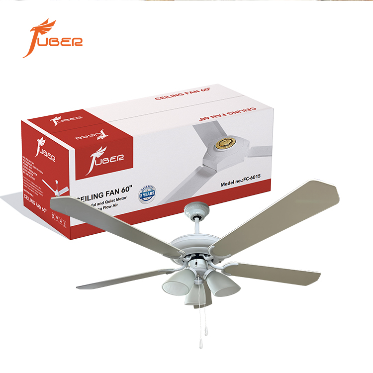 WS52-5C3L Decorative Ceiling Fan with Light