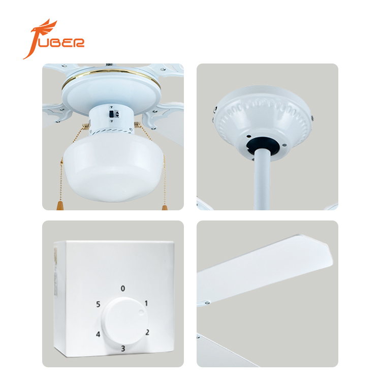 DCF-002 Ceiling Fan with Light Decorative