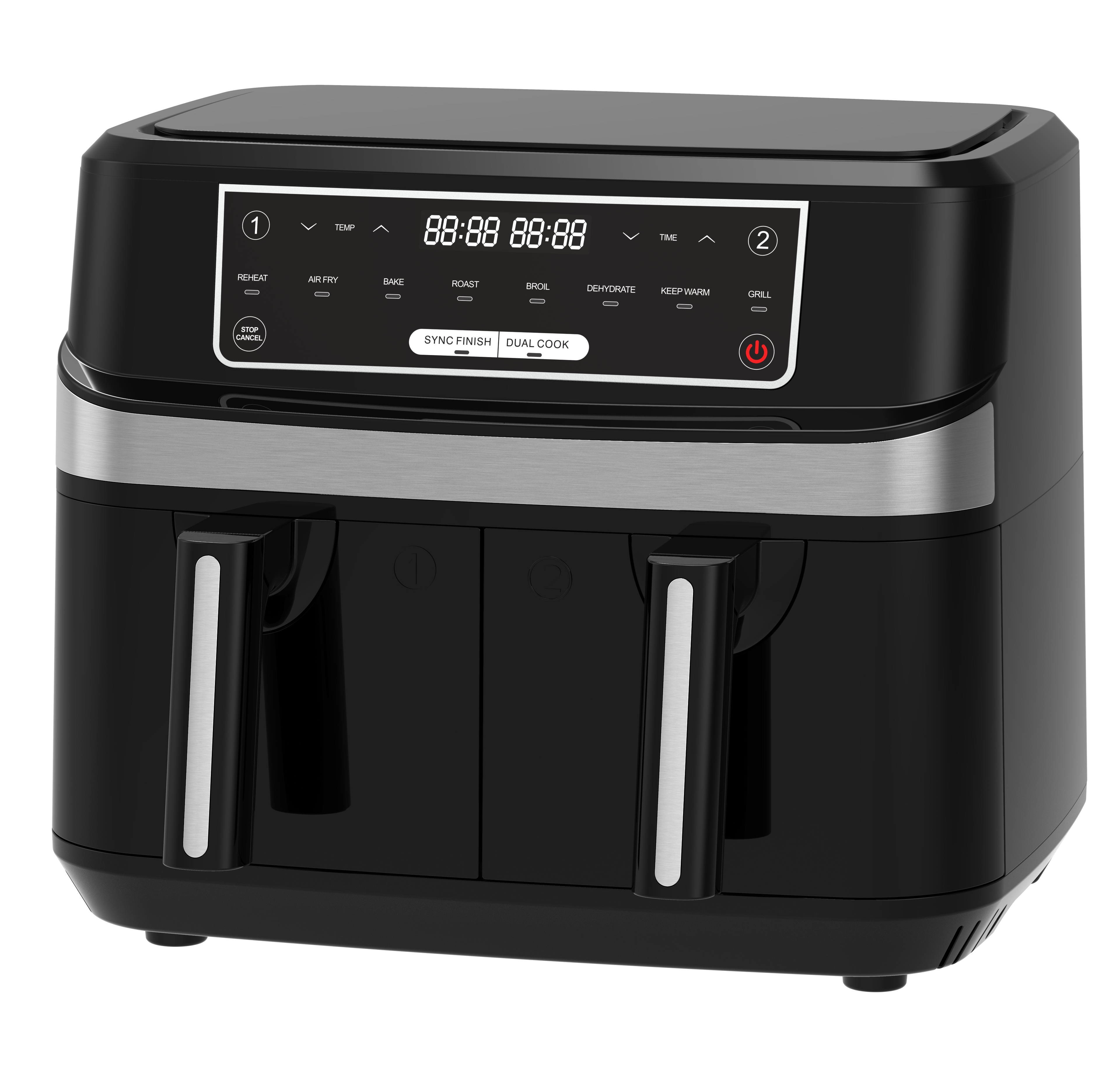 AF-5512D Double Air Fryer Oven